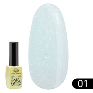 Baza pentru unghii Opal Global Fashion Rubber Base 8 ml, 01