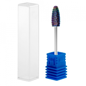 Capat freza din carbid, varf conic, rainbow M2-B-BL