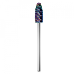 Capat freza din carbid, varf conic, rainbow M2-B-BL