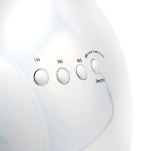 Lampa LED SUN 5 cu afisaj digital - 48 W - SILVER HOLO - Img 4