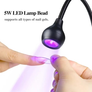 Mini lampa UV/LED Clip White 5W