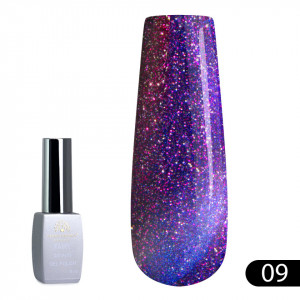 Oja Semipermanenta Fairy cat eyes gel , Global Fashion 8 ML, 09
