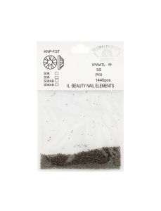 Set caviar diferite marimi auriu/clear