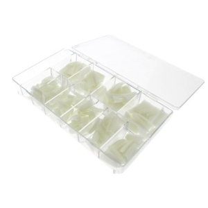 Set cu 500 de tipsuri patrate naturale - Img 5