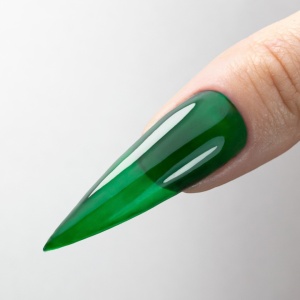 Top coat Crystal Glass Molly Nails, hema free & TPO free, green - Img 4