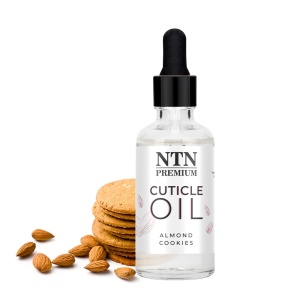 Ulei de cuticule NTN Premium cu pipetă, parfum almond cookies , 50 ml - Img 1