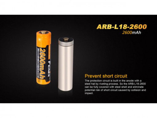 Acumulator Fenix 18650 - 2600mAh  - ARB-L 18-2600 3