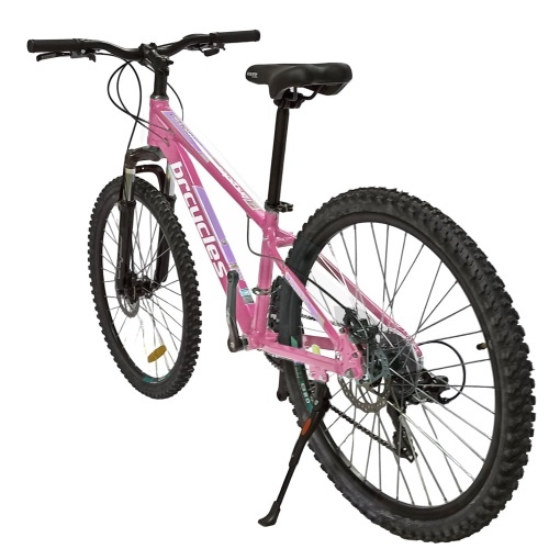 Bicicleta BR Tornado 26", 21 viteze, frane pe disc, cadru din aluminiu 13.5", manete secventiale, roz - Img 3