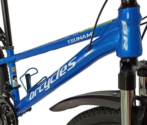 Bicicleta BR TSUNAMI PRO2025 26", 21 viteze, frane pe disc, cadru otel 14.5", manete secventiale, albastru - Img 2