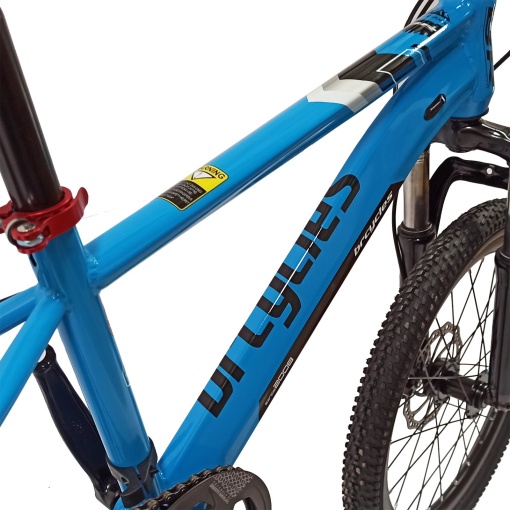 Bicicletă copii BR Inspire 20", 7 viteze, frâne pe disc, cadru oțel 12", manete Revoshift, albastru, varsta 7 - 10 ani - Img 12
