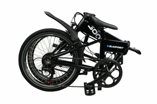 Bicicleta Electrica Pliabila Blaupunkt Carl 300 20101 - 20 Inch, Negru - Img 4