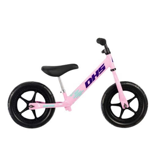 Bicicleta fara pedale DHS RIDE-ON Roz, kit ski inclus - Img 2