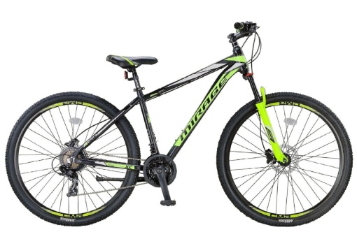 Bicicleta MTB-HT 26" UMIT Mirage 2D, cadru aluminiu 18", frane mecanice, 21 viteze, negru verde