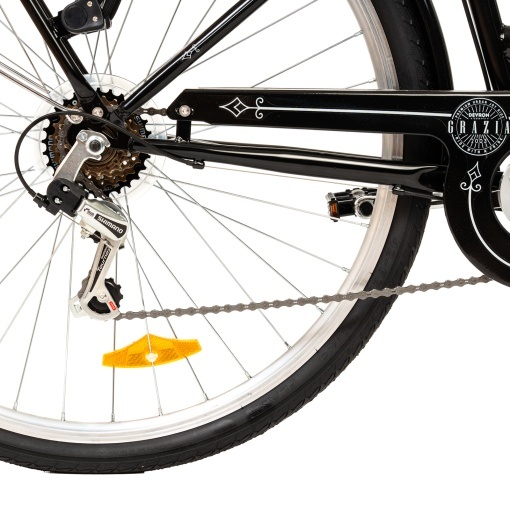 Bicicleta Oras Devron Grazia 6s Retro - 28 Inch, L, Negru - Img 5