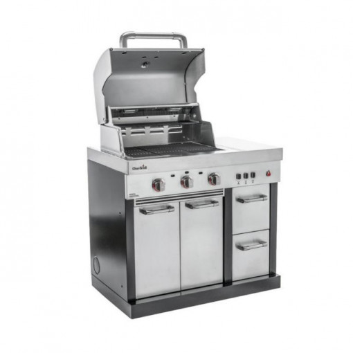 Bucatarie exterioara modulara Char-Broil Ultimate 3200 TRU-Infrared gratar pe gaz 3 arzatoare inox non-magnetic - 140906 4