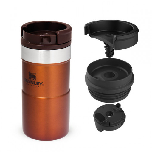 Cana Termoizolanta Stanley The NeverLeak™ Travel Mug Maple 0.25L - 10-09856-010 4
