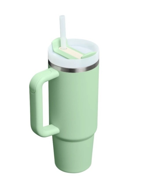 Cana termoizolanta Stanley The Quencher H2.O FlowState Tumbler 0.89L, Pistachio - 10-12551-152 - Img 2