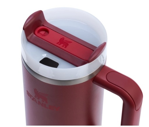 Cana termoizolanta Stanley The Quencher H2.O FlowState Tumbler 0.89L, Cranberry - 10-12551-155 - Img 3