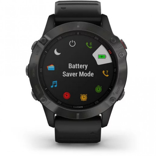Ceas Garmin Fenix 6 Sapphire Gray/Black 47mm - HG.010.02158.11 battery saver