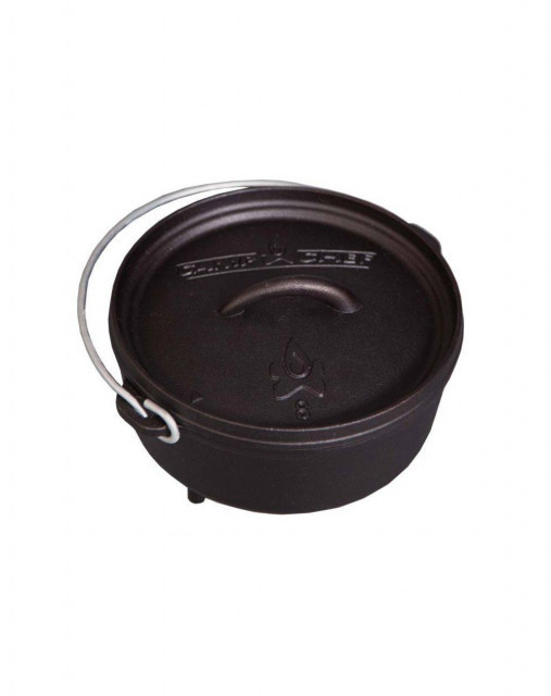 Ceaun din fonta cu capac - cuptor olandez Camp Chef 21,6 cm 1,9 litri CC-SDO8 2