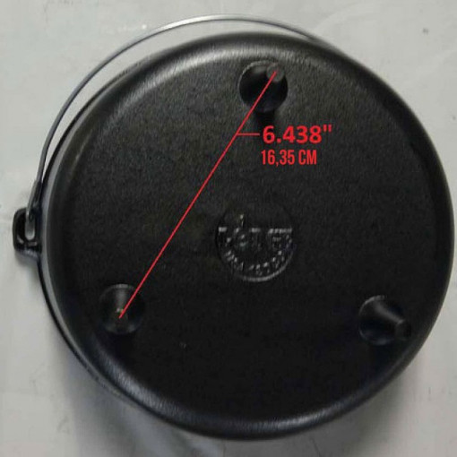 Ceaun din fonta cu capac - cuptor olandez Lodge 30,2 cm 5,7 litri - L-12CO3 2