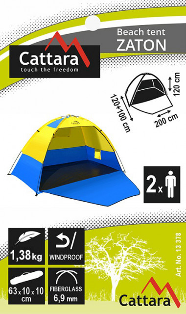 Cort protectie solara Zaton Cattara 200x120x120cm - TT13378 - Img 6