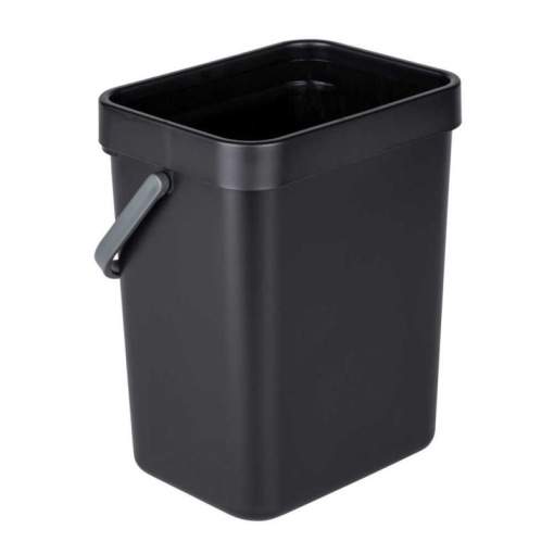 Cos de gunoi cu maner Tago 5 litri Wenko Black Outdoor Kitchen - 55027100 - Img 4