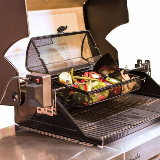 Cos de legume pentru rotisor Char-Broil - 140773 montat