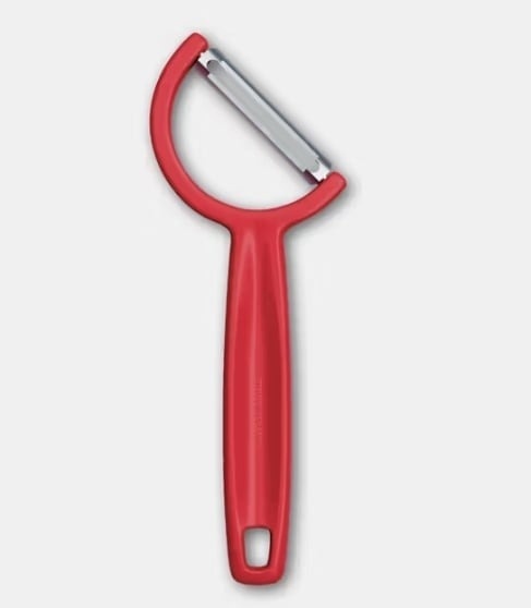 Curatator Victorinox Rho Peeler, lama dreapta, rosu - 6.0950.1 - Img 2
