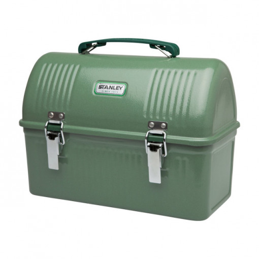 Cutie vintage pentru alimente Stanley Classic Lunch Box Hammertone Green 9.5 L - 10-01625-003 2