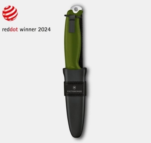 Cutit Outdoor Victorinox Venture, Olive, lama full tang 10.5cm 3.0902.4 - Img 6