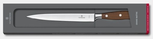 Cutit pentru filetat Victorinox Grand Maitre Forged Filleting Knife, lama 20cm, Wood 7.7210.20G - Img 5