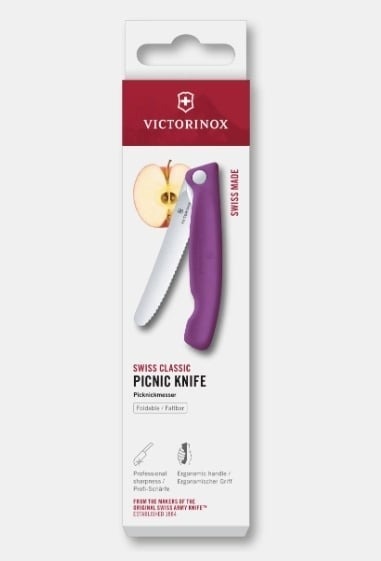Cutit Pliabil Victorinox Swiss Classic Picnic Knife, maner Polypropylene, lama 11cm 6.7835.FC1 - Img 2