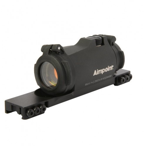 Dispozitiv ochire red dot rosu Aimpoint Micro H2 2 MOA cu montura Tikka