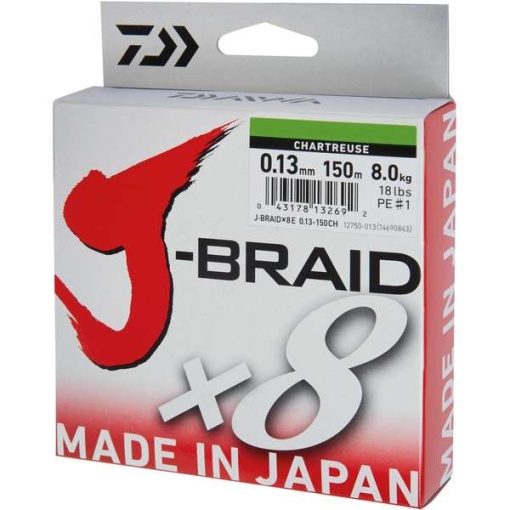 Fir Textil Daiwa J-Braid Chartreuse 150m - Img 2