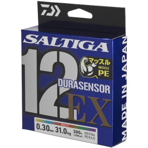 Fir Textil Daiwa Saltiga 12-Braid Multicolor 300m - Img 2