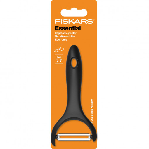 FISKARS Curatitor legume Fiskars Essential, lama mobila, 210 mm, 40 g - 1023824 - Img 2
