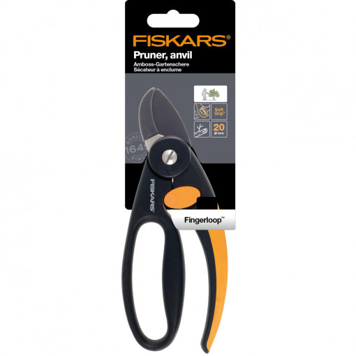 FISKARS Foarfeca cu garda de protectie Fiskars P43, 265 mm, 180 g, Ø 20 mm - 1001535 - Img 3