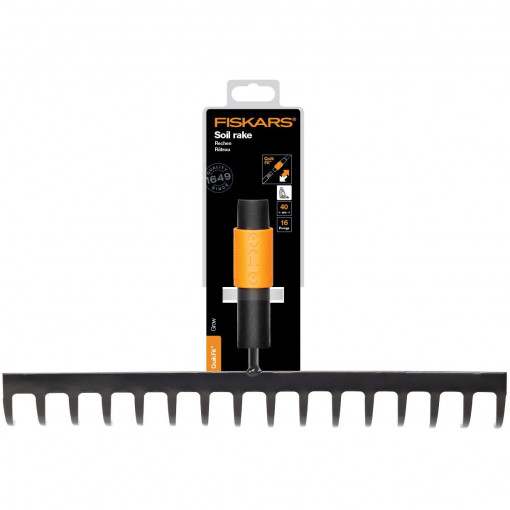 FISKARS Grebla pentru sol Fiskars QuikFit (16 Dinti), 265 mm, 450 g - 1000654 - Img 2