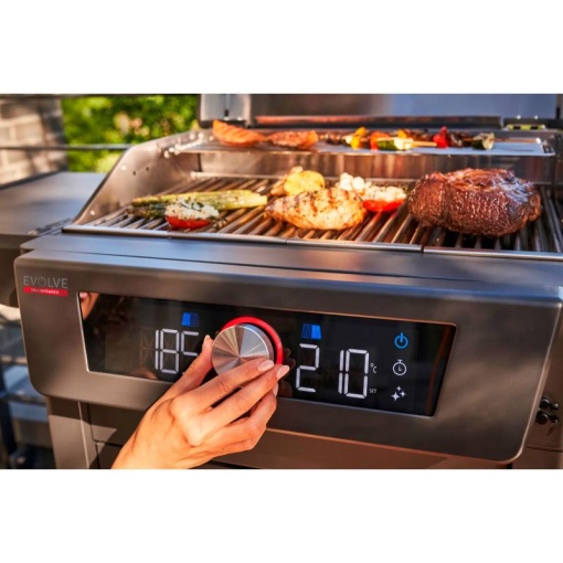 Gratar electric Char-Broil Evolve, display, grile din fonta, TRU-Infrared - 140993 - Img 15