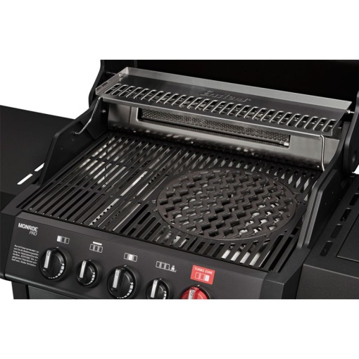 Gratar pe gaz, 3 arzatoare inox, arzator infrarosu, grile fonta, Enders Monroe Pro 3 SIK Turbo, grafit mat - 838133 - Img 9
