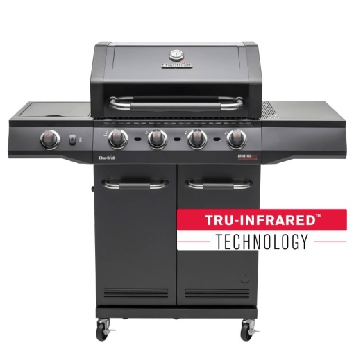 Gratar pe gaz Char-Broil Advantage Core B4 cu 4 arzatoare si arzator lateral, grile din fonta, TRU-Infrared - 140971 - Img 1