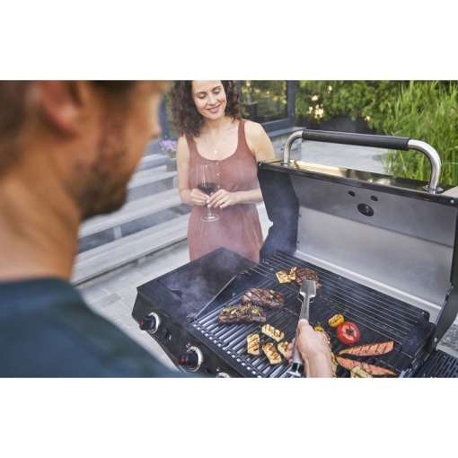 Gratar pe gaz Char-Broil Advantage Core B4 cu 4 arzatoare si arzator lateral, grile din fonta, TRU-Infrared - 140971 - Img 11