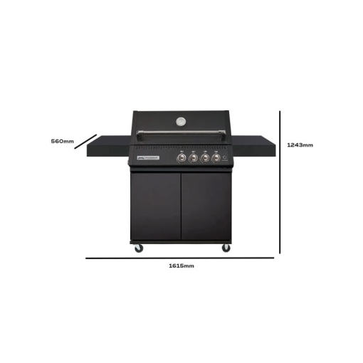 Gratar pe gaz Crossray by Heatstrip - TCX4FL(B)30 + Stand TCX4PL(B)-TROLLY - Img 3