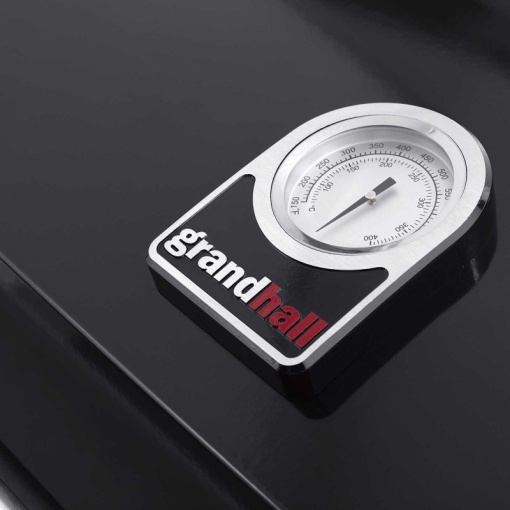 Gratar pe gaz cu 4 arzatoare din inox, incastrabil, gratare din fonta, Grandhall Grandpro Premium GT4 - K04000386A - Img 4