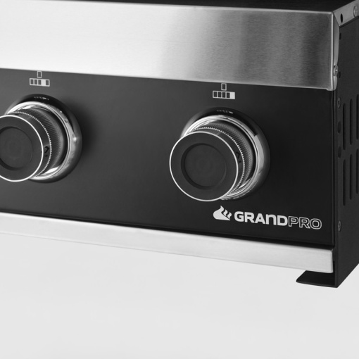 Gratar pe gaz cu 6 arzatoare (5 inox si 1 infrarosu), incastrabil, grile si plita fonta, Grandhall Grandpro Maxim G5 - K05000387A - Img 18