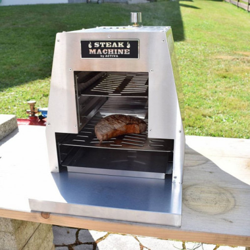 Gratar pe gaz cu arzator infrarosu Activa Steak Machine - 12900A frontal