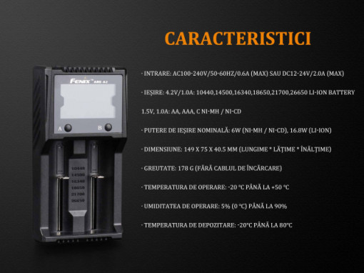 Incarcator Inteligent Fenix ARE-A2 6