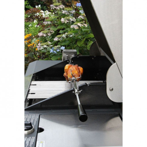 Kit electric rotiserie pentru gratar Grand Hall - A07101043F cu pui
