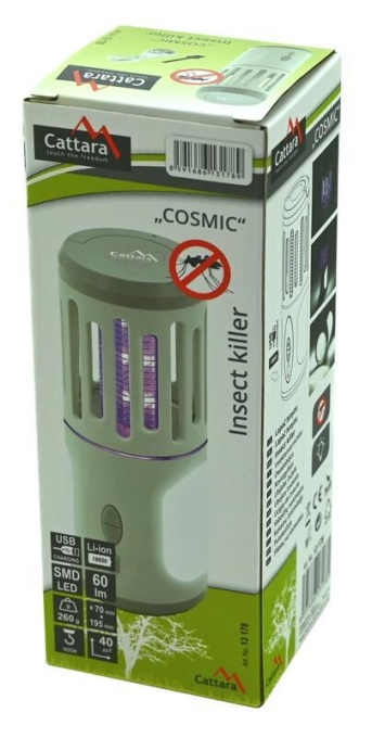 Lampa LED reincarcabila, cu aparat anti-insecte cu UV Cosmic Cattara - TT13178 - Img 6